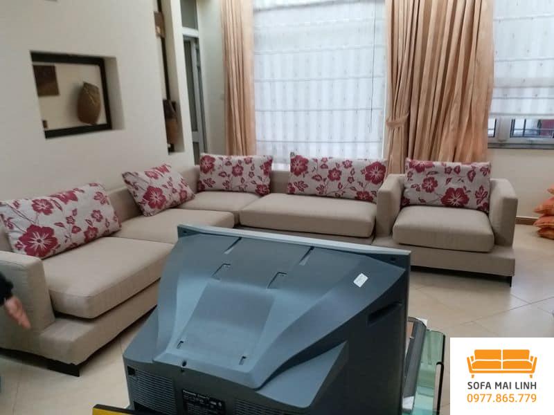 bọc sofa vải nỉ