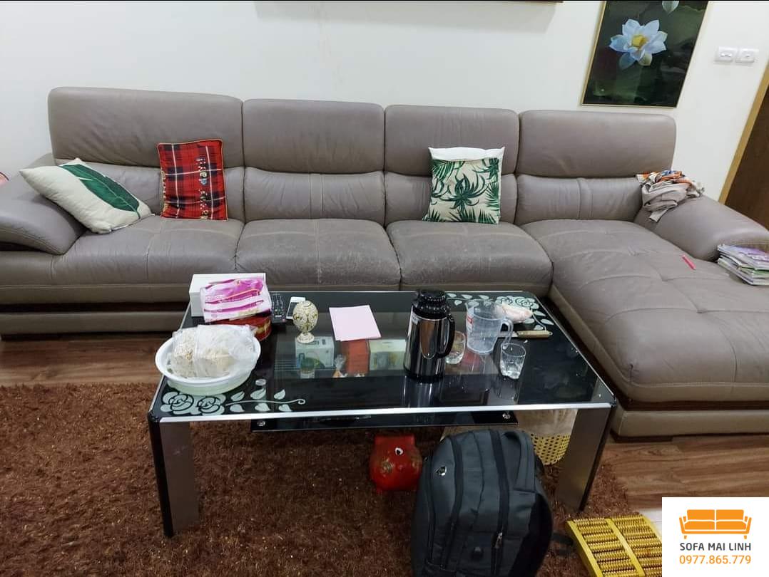 ghe sofa da chuyen sang vai ni