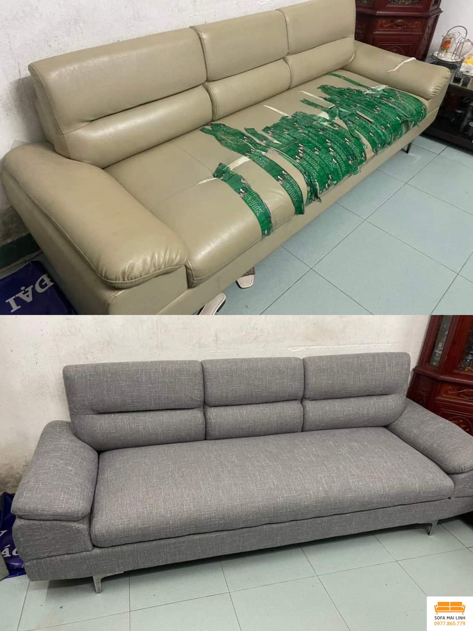 ghe sofa da chuyen sang vai