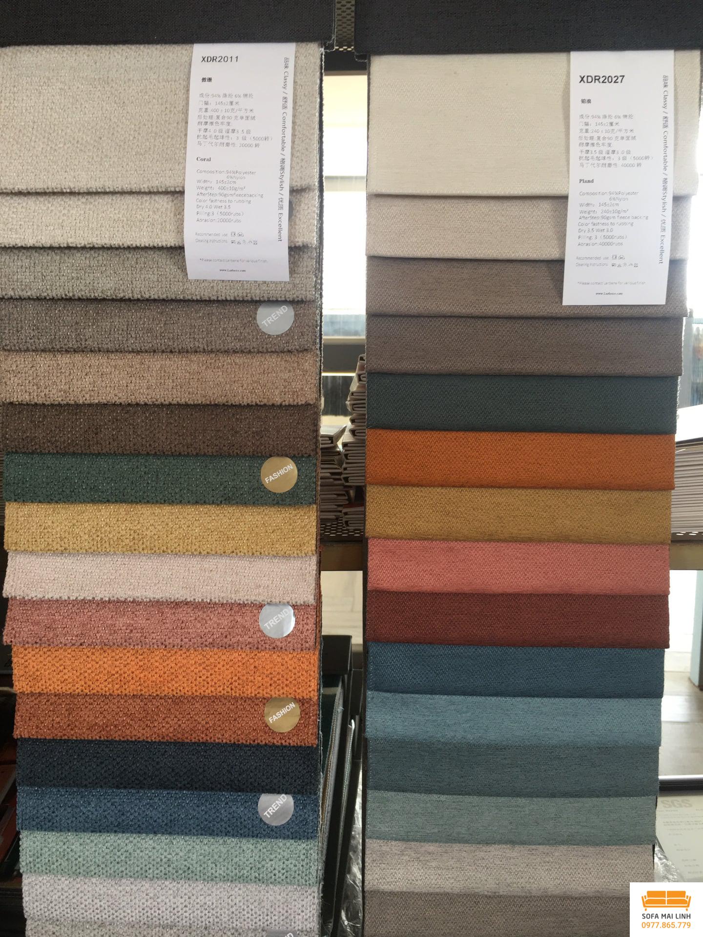 mau vai boc ghe sofa